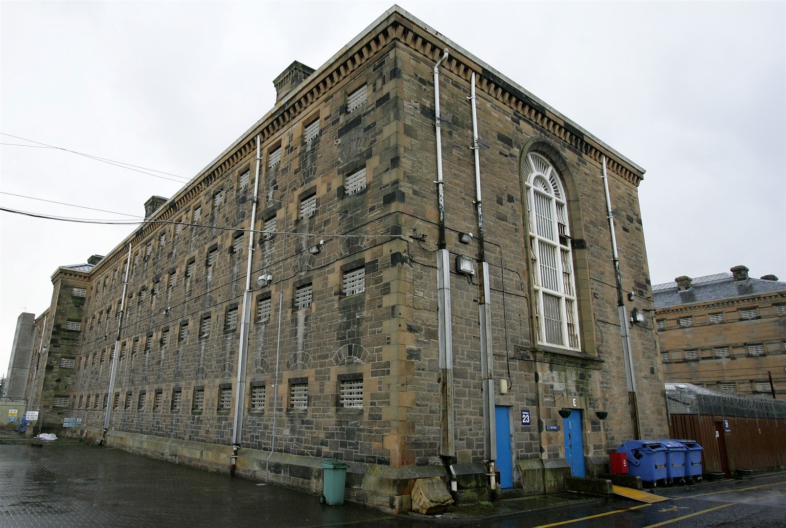 MSPs were told HMP Barlinnie in Glasgow, which is due to be replaced, is among those to have declared ‘red status’ (PA)