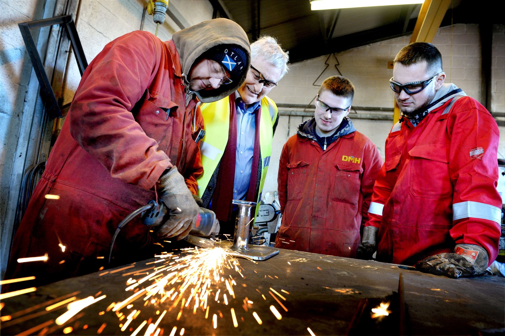 The Scottish Government has announced a £10 million investment in apprenticeships. Picture: Gair Fraser. Image No. 040551..