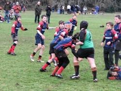 Ross Sutherland P6/7 team in action against Highland last month.