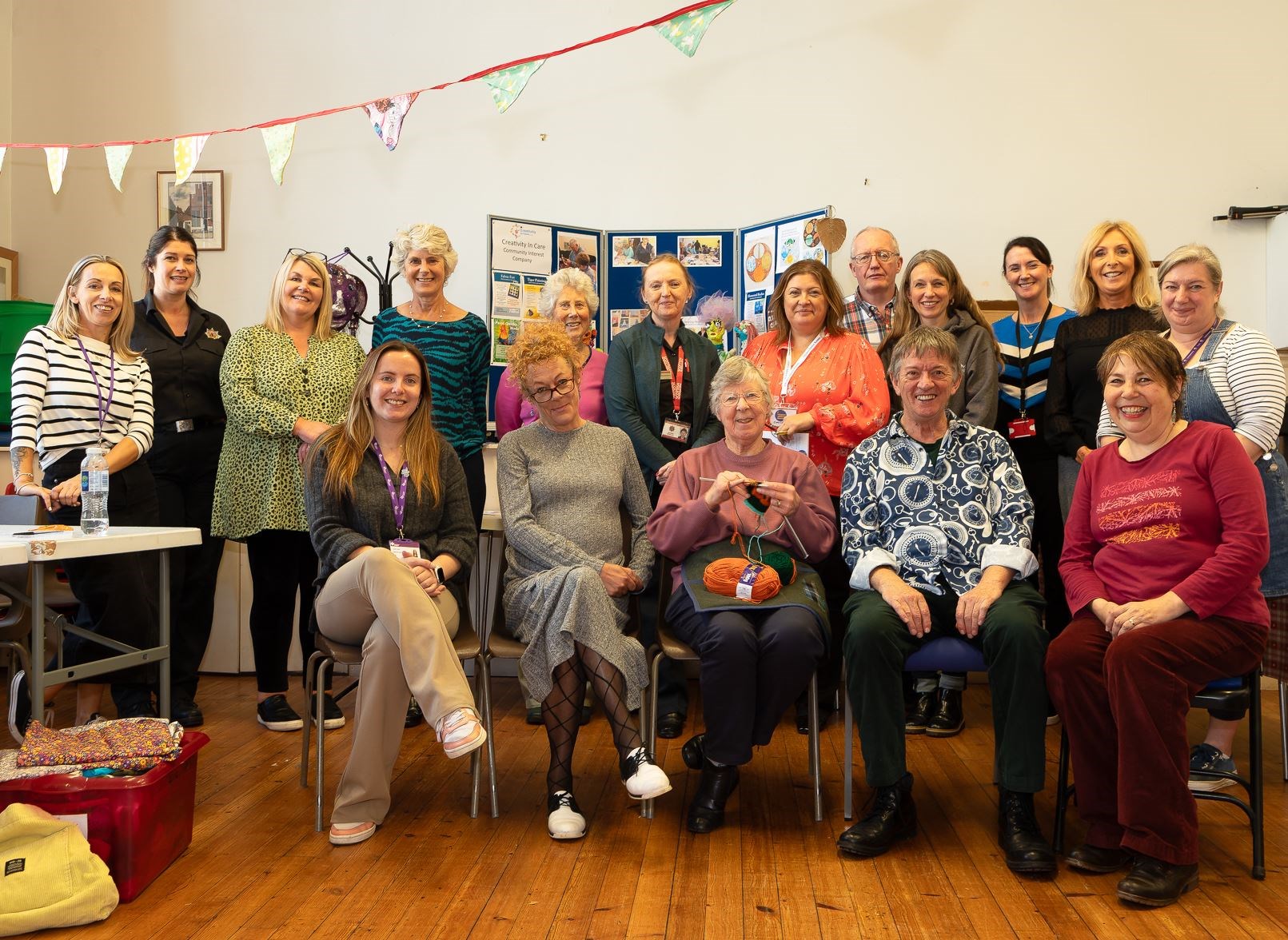 Ross and Cromarty Lord Lieutenant Joanie Whiteford (fourth from left) at the Alness roadshow event which provided a wealth of information for unpaid carers.