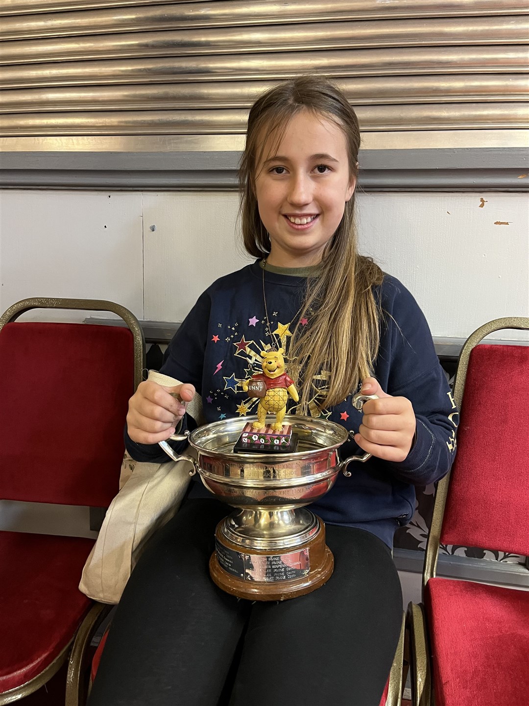 Ava McConnell (Maryburgh/Conon) who won two trophies in the children section.