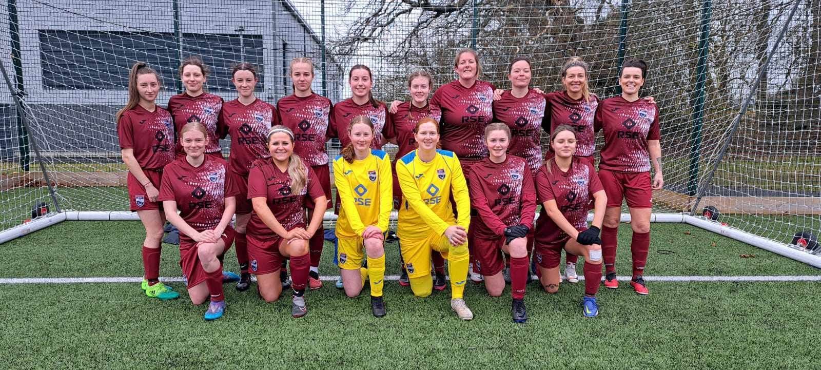 Ross County Women won 6-1 in their first ever Highlands and Islands League match.
