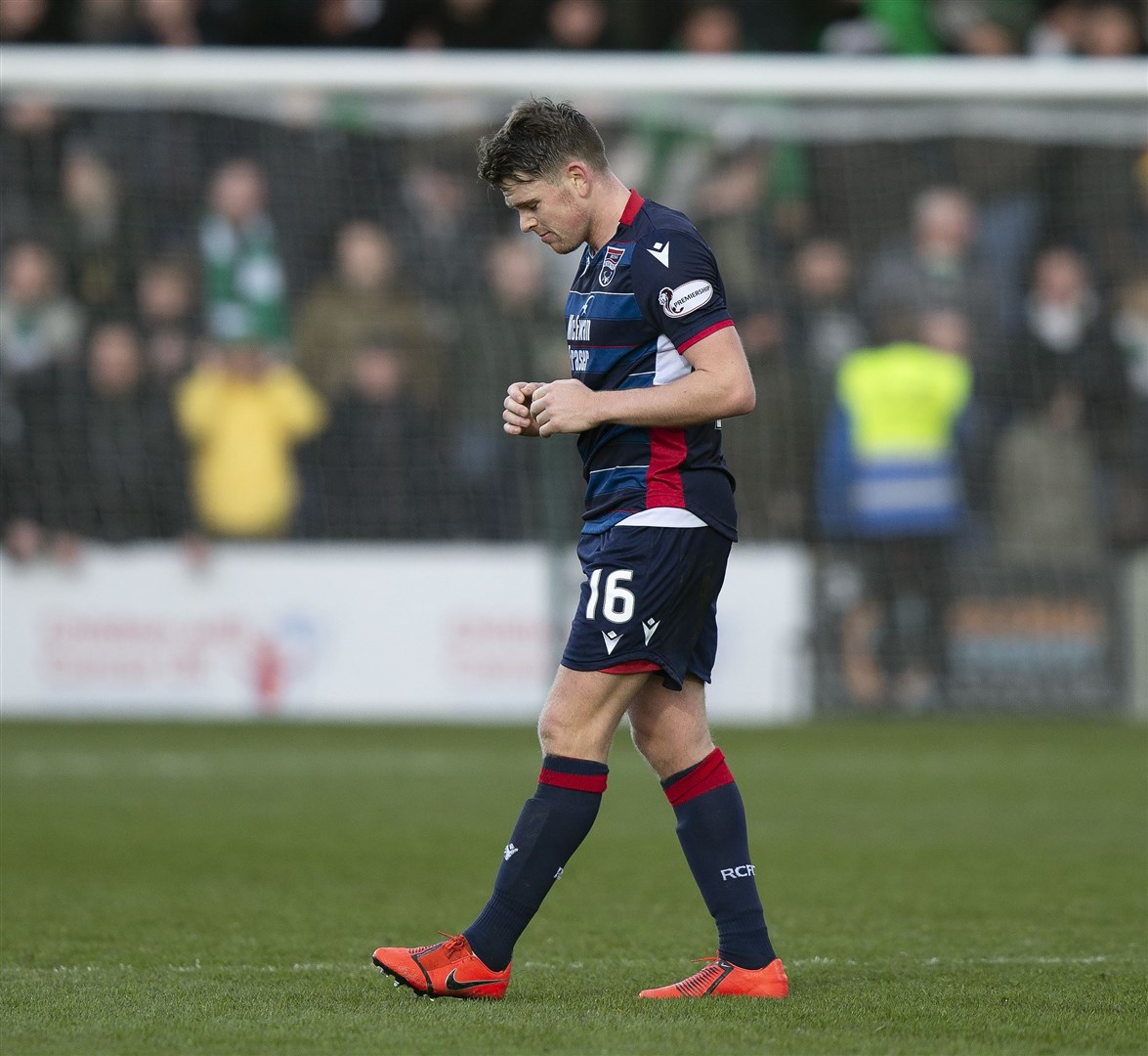 Ross County and Hibernian have had contrasting fortunes, with the Staggies going nine games without a win. Picture: Ken Macpherson