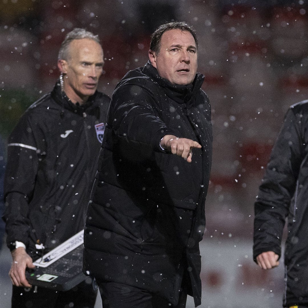 Picture - Ken Macpherson. Ross County v Livingston. 09.02.22. Ross County manager Malky Mackay.
