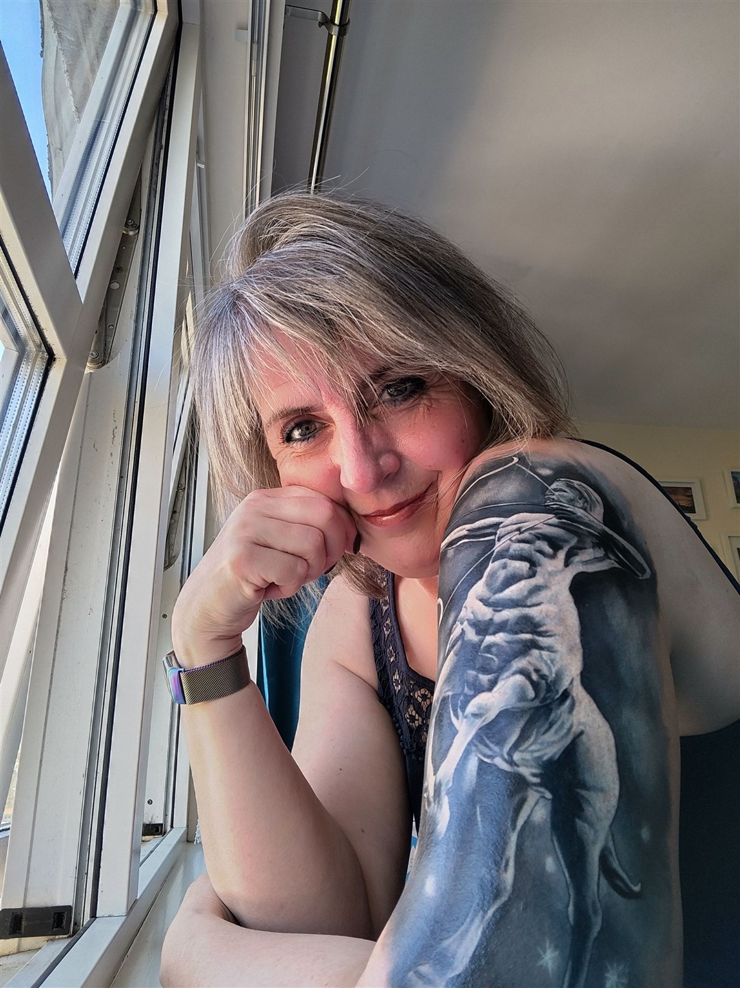 Karen reveals the story behind her amazing tattoo and what opened the floodgates for a series of planned adventures... Picture: Karen Anderson