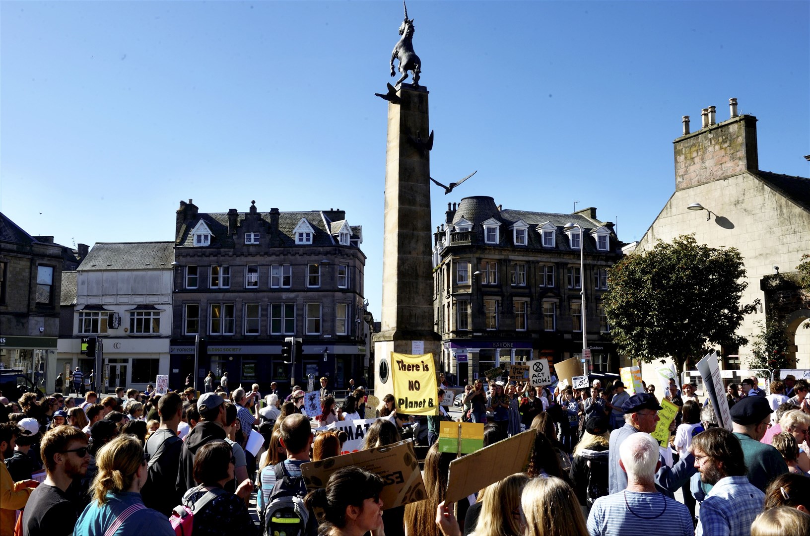 Climate change protest in Inverness. Picture: James Mackenzie