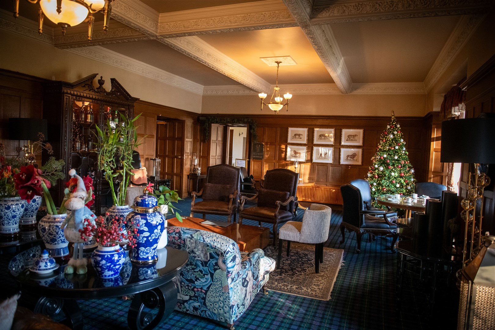 The lounge of Kincraig Castle Hotel. Picture: Callum Mackay