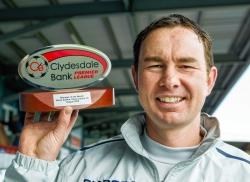 Derek Adams has scooped the manager of the month award just weeks into Ross County's SPL debut. Picture: Ken Macpherson.