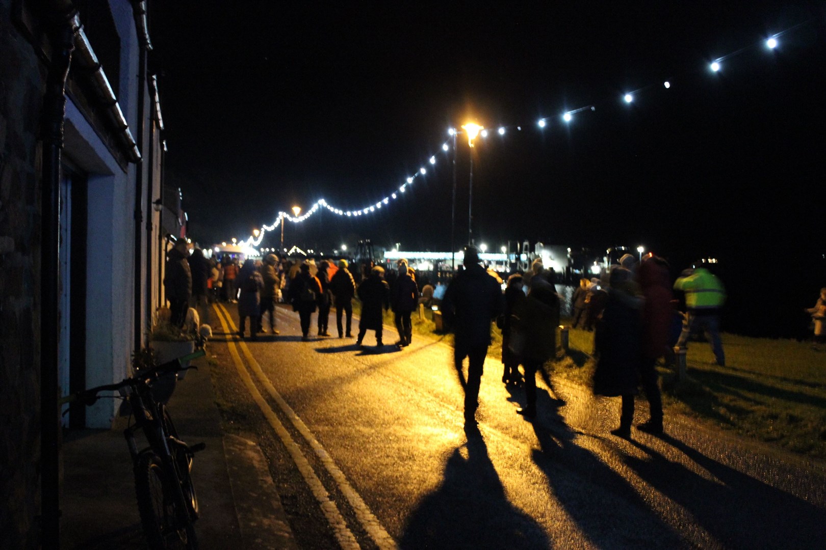 The village started its festive countdown in style. Picture: Iona MacDonald
