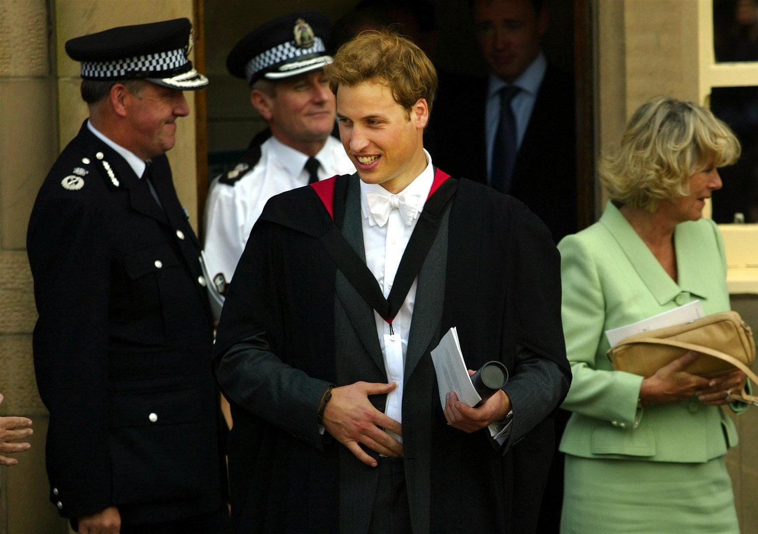 William after his St Andrews graduation ceremony in 2005 (David Cheskin/PA)