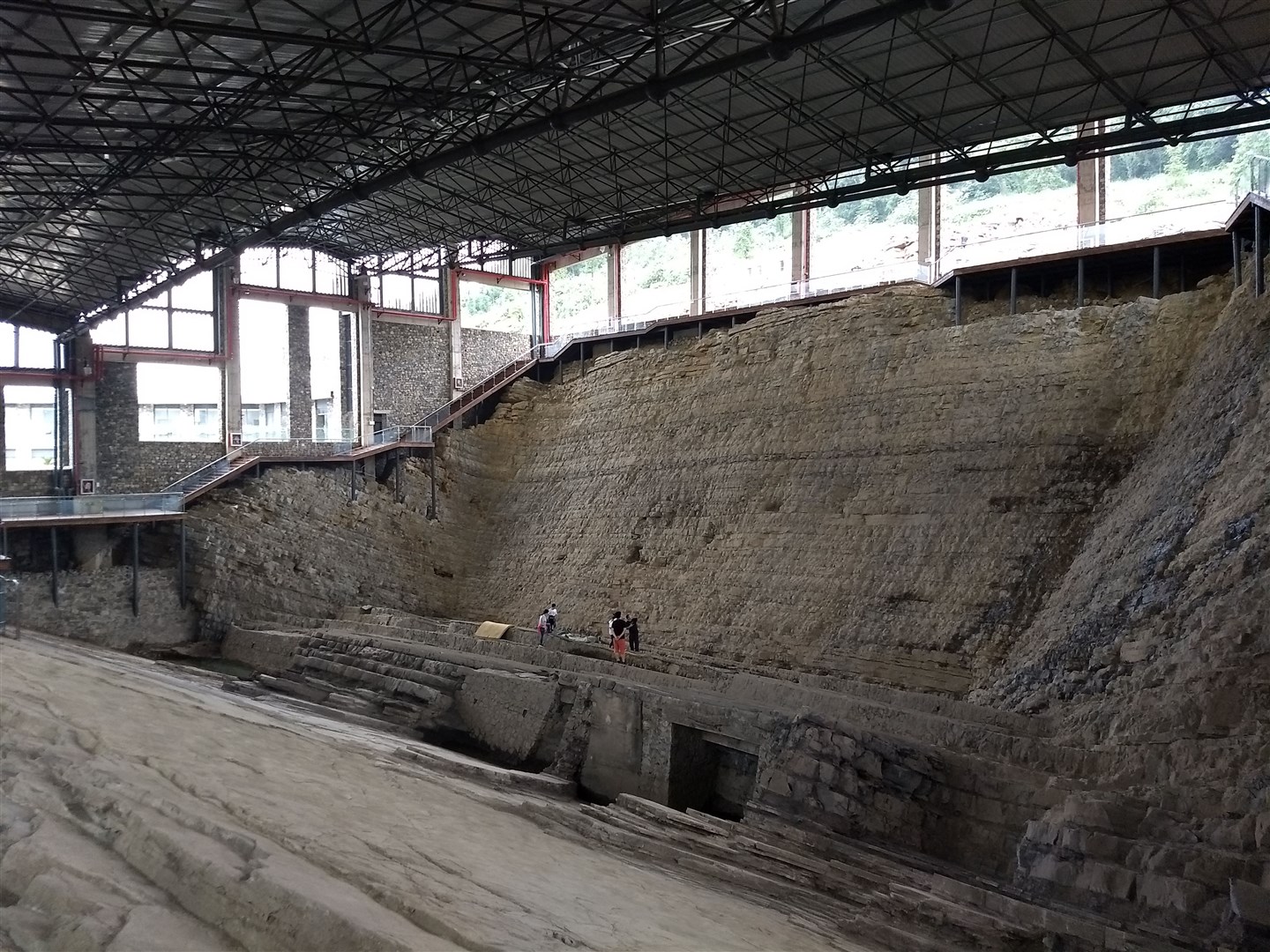 The quarry in the Guizhou province, China, where the ichthyosaur was uncovered, which is now part of a museum (Ryosuke Motani/University of California)