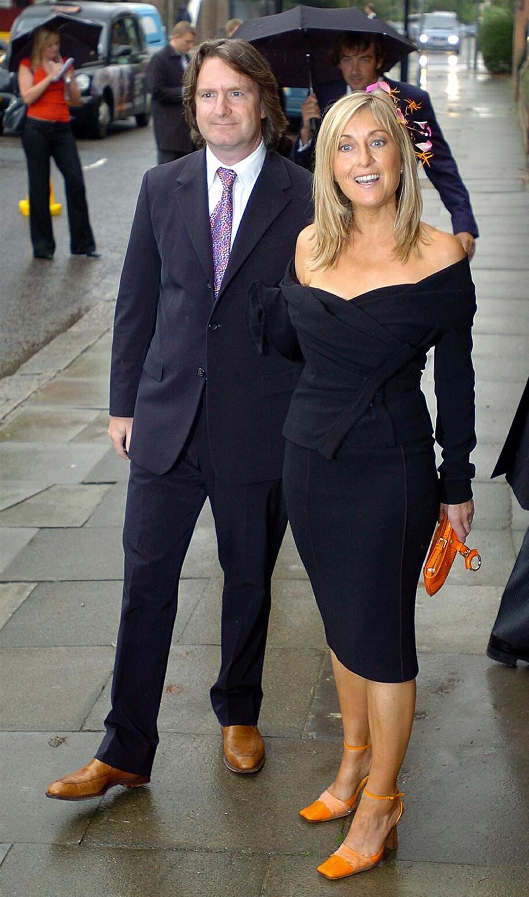 GMTV presenter Fiona Phillips with husband Martin Frizell (Michael Stephens/PA)