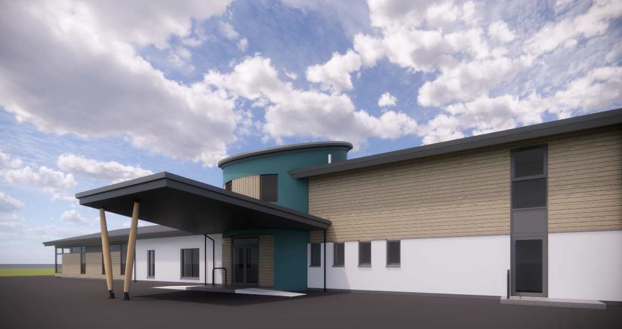 An artist’s impression of the proposed Haven Centre, to be built on a site at Smithton.
