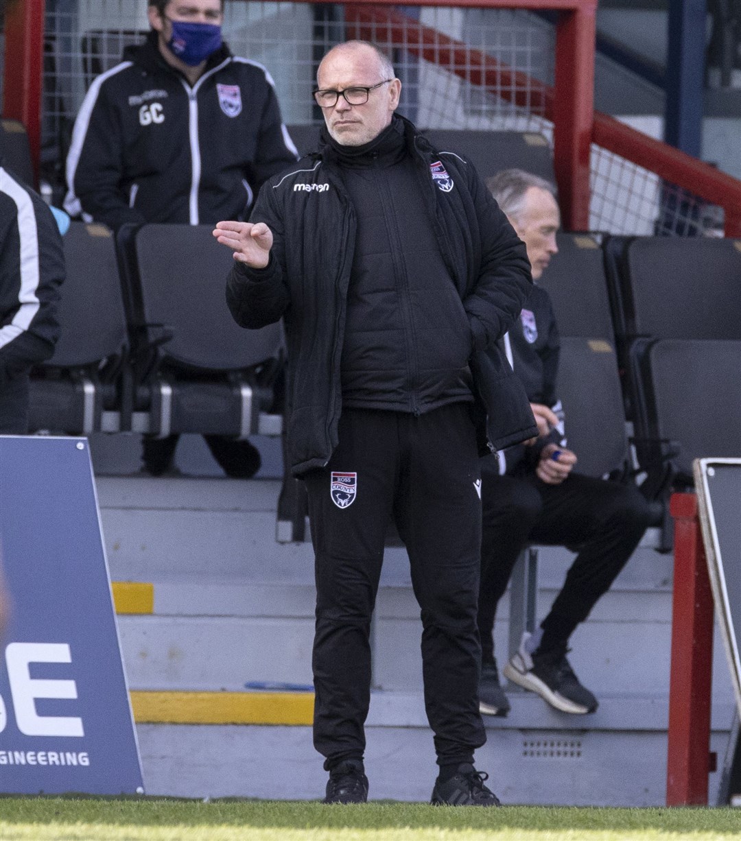 John Hughes' contract with Ross County is set to expire at the end of the season. Picture: Ken Macpherson