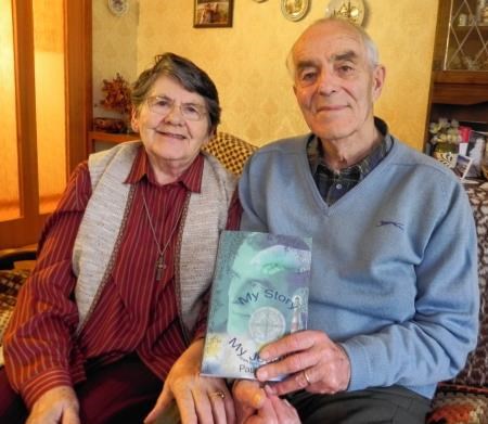 Paul Lippok pictured here with his wife Ehrentraut has committed his story to paper