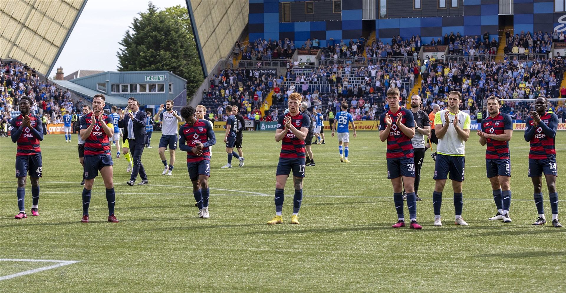Defeat at Kilmarnock consigned Ross County to a play-off. Picture: Ken Macpherson