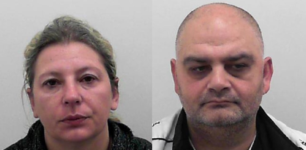 Joanna Gomulska and Maros Tancos were jailed at Bristol Crown Court on Wednesday (NCA/PA)