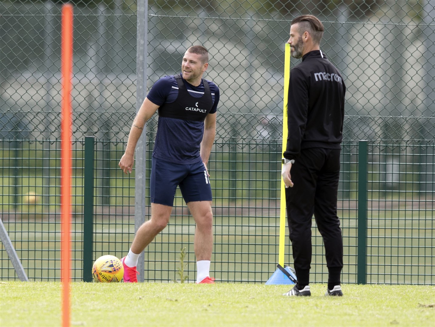 Ross County could be back in action this weekend after clubs were given the green light to take the next step from only training. Picture: Ken Macpherson