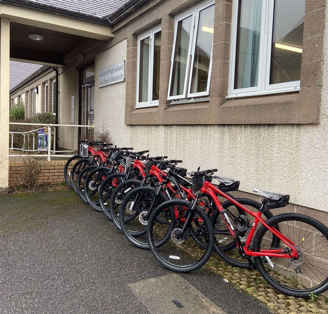 Gairloch High School secured funding from Cycling Scotland to support a range of activities.