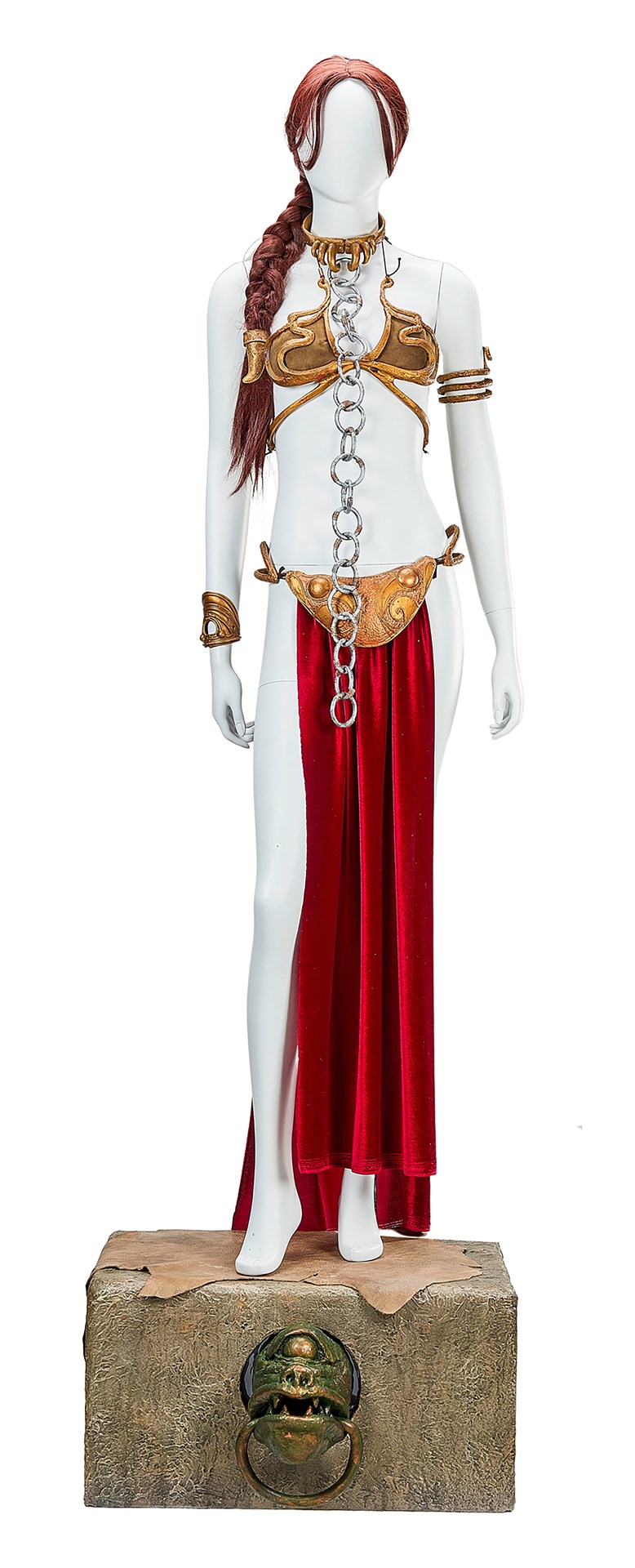 Carrie Fisher’s production-made slave costume from Star Wars – Return Of The Jedi (Julien’s Auctions)
