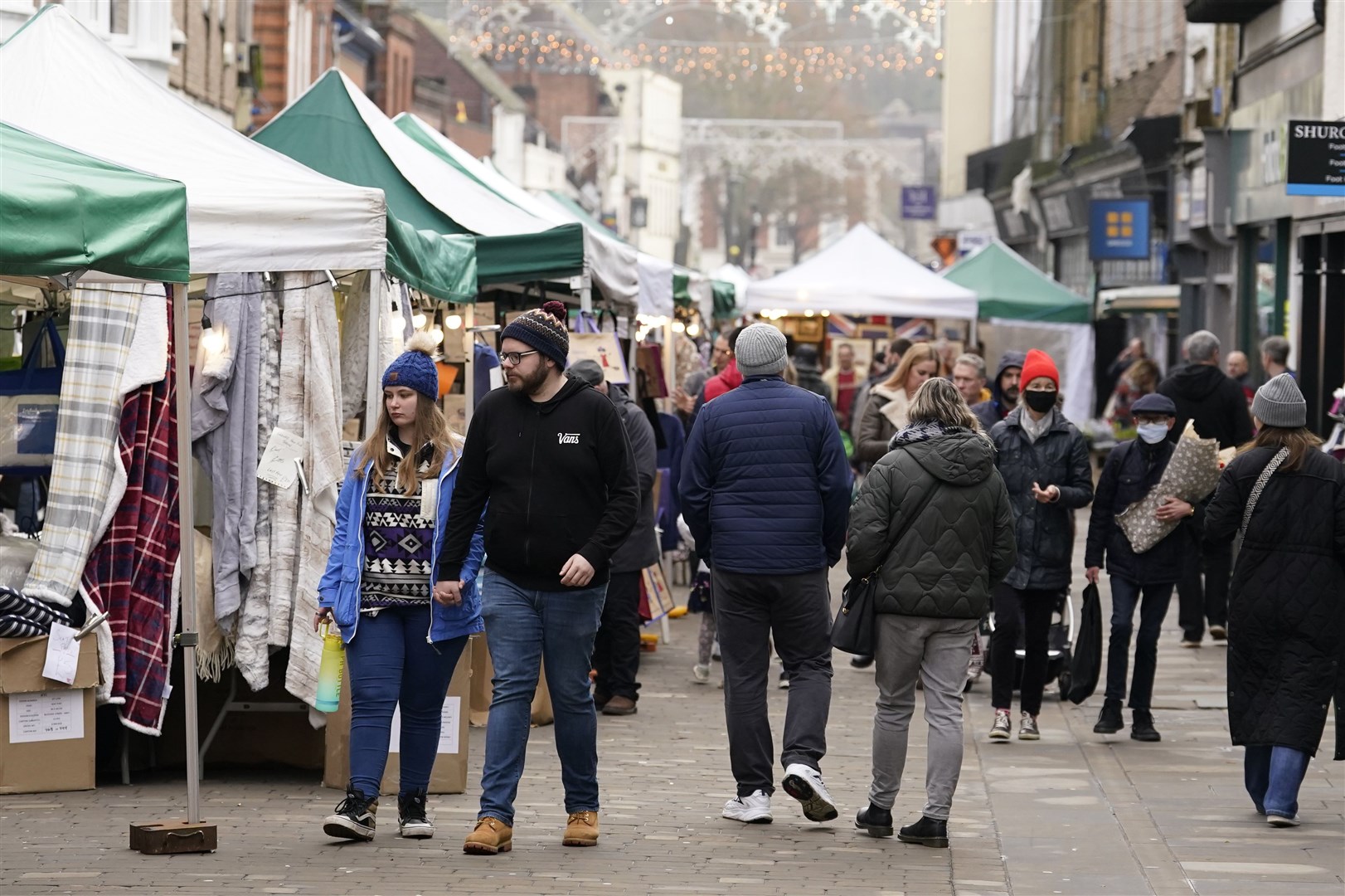 Research showed high numbers of consumers were shopping locally (Andrew Matthews/PA)