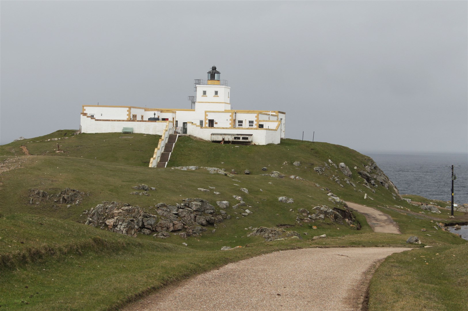 Strathy Point Lighthouse. By Alan Hendry.