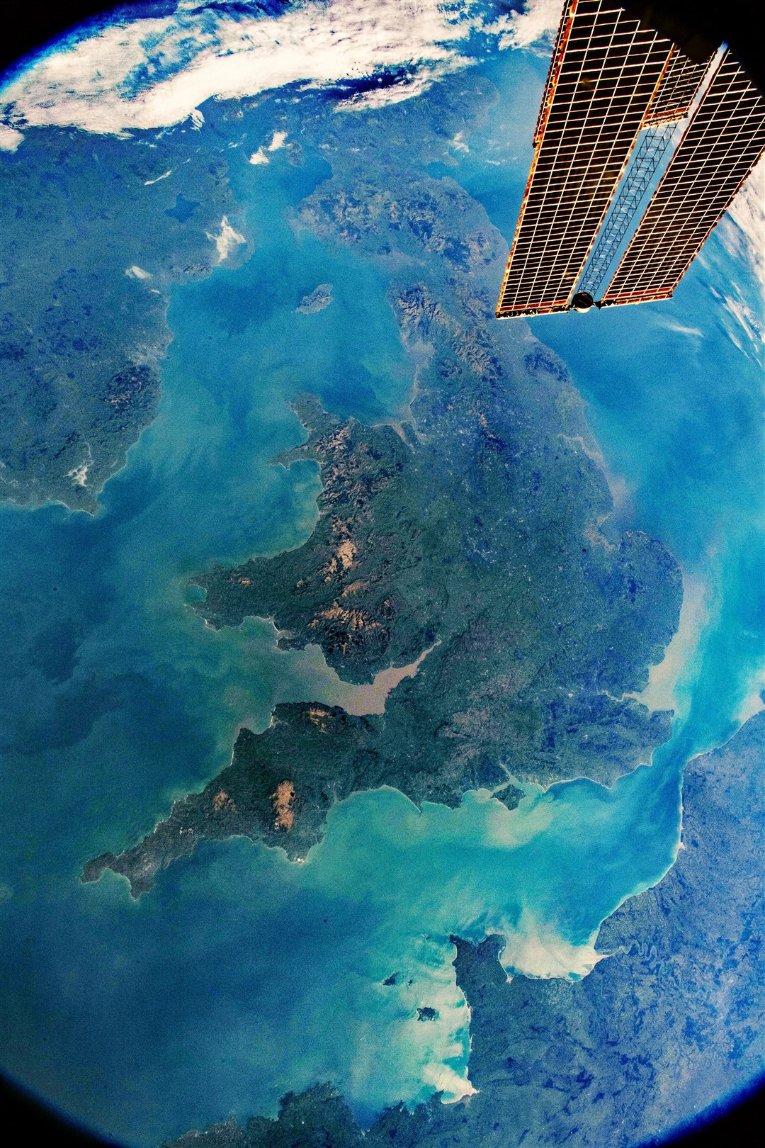 The United Kingdom viewed from space (Nasa/PA)