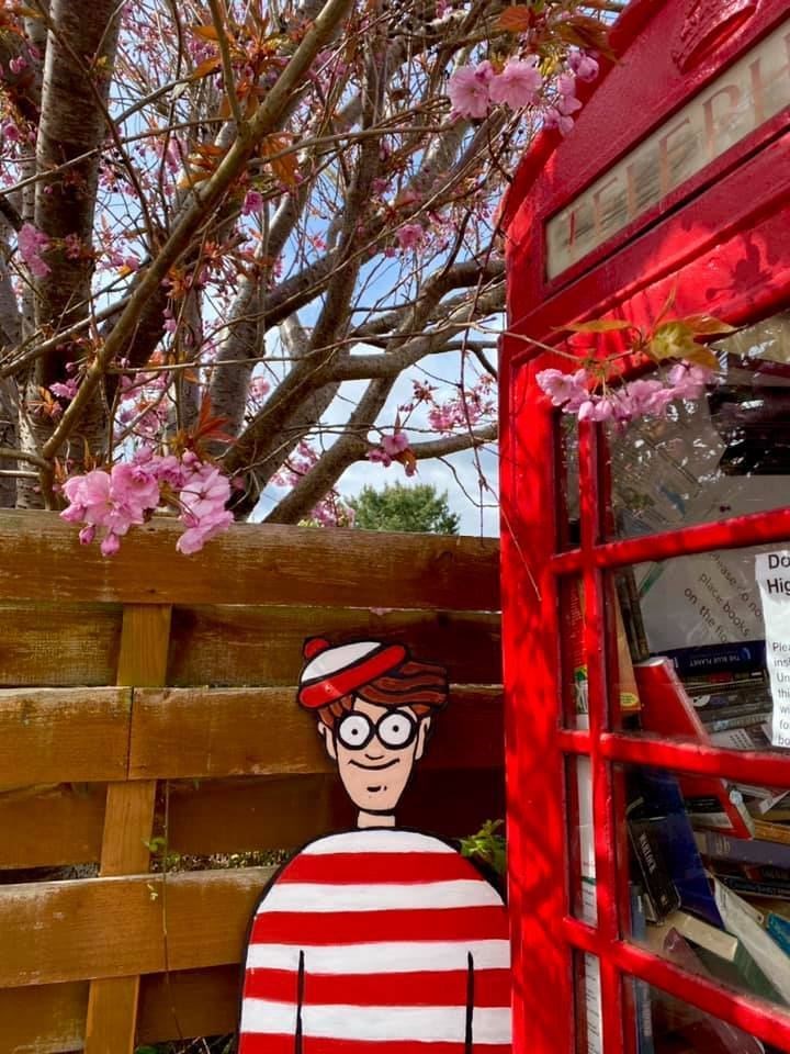 Where's Wally? Residents in North Kessock are enjoying looking for him around the village.