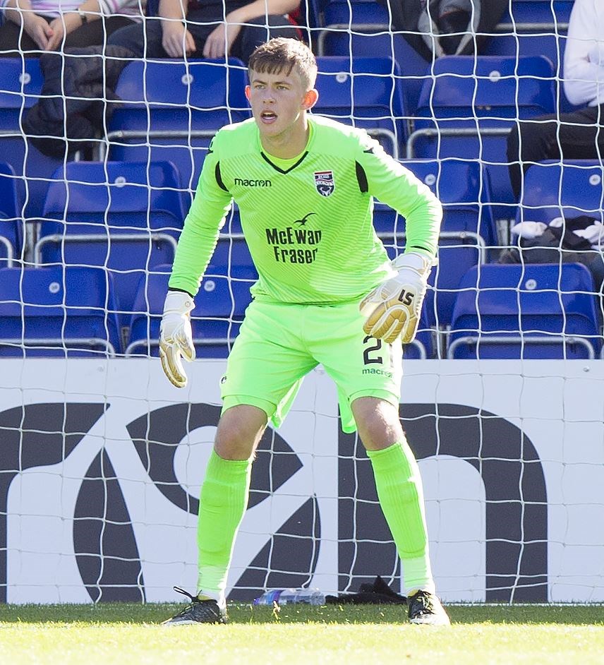 Picture - Ken Macpherson, Inverness. Irn-Bru Cup. 2nd Round. Ross County(5) v Raith Rovers(0). 08.09.18. Ross County 'keeper Ross Munro.