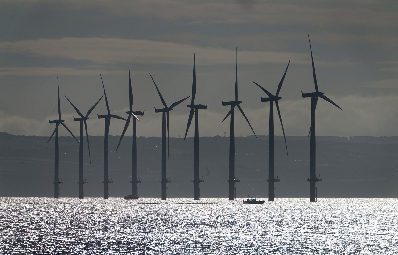 Offshore wind farms paid back nearly £117 million for the final three months of last year (Owen Humphreys/PA)