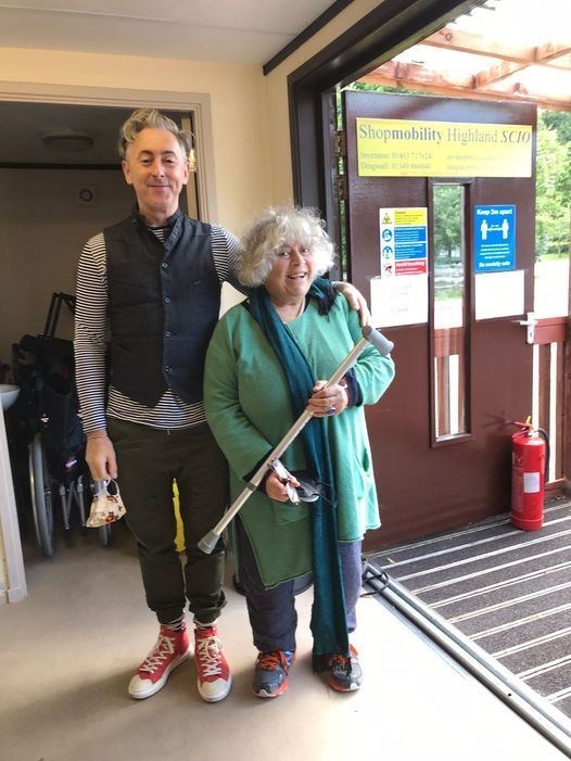 Alan Cumming and Miriam Margolyes.