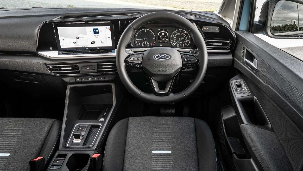Inside the Ford Connect Grand Tourneo Active.