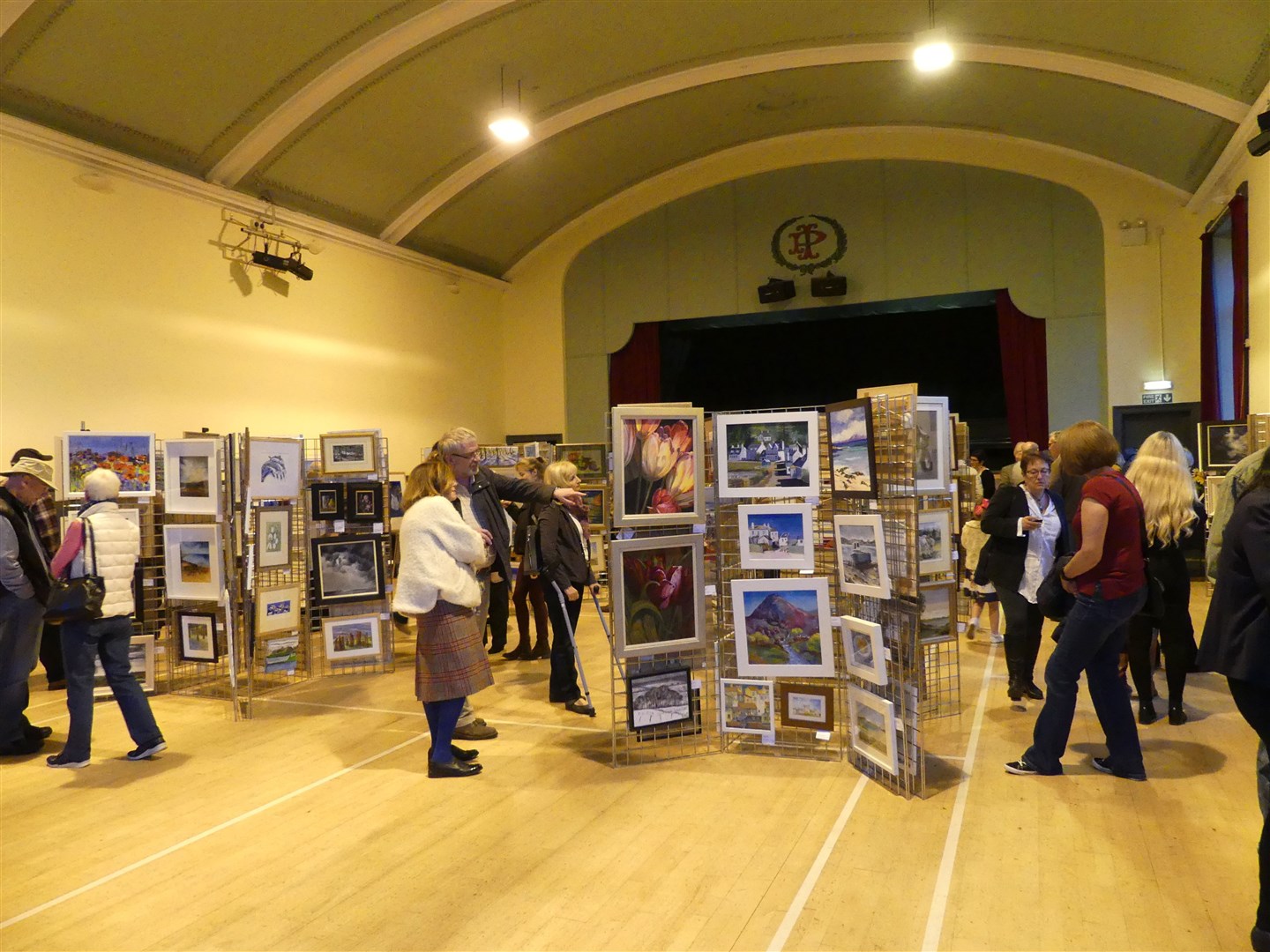Almost 400 paintings will be available for sale in Beauly this weekend.