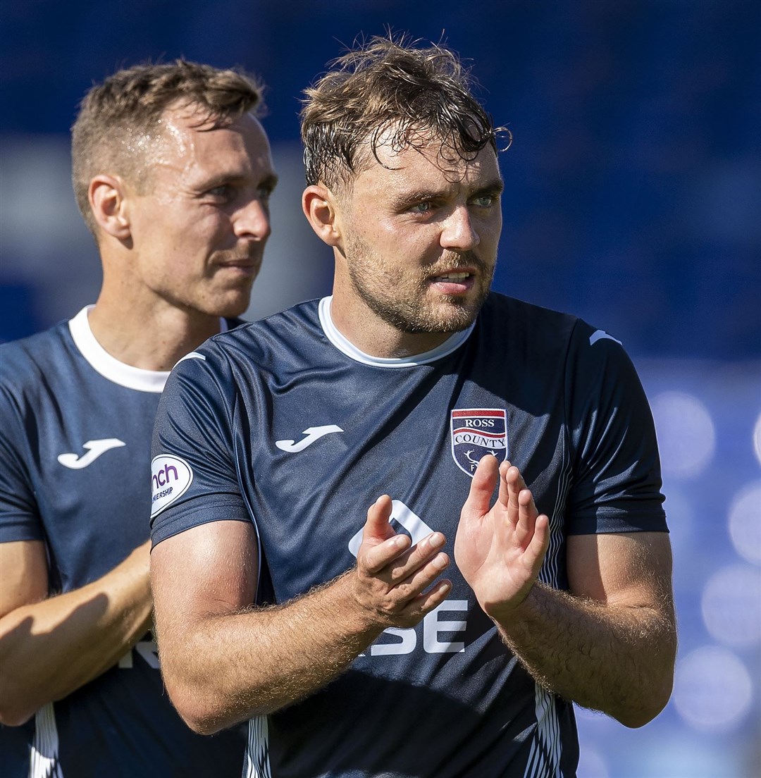 Connor Randall believes Ross County drew on all of their past experience to beat Airdrie in extra time. Picture: Ken Macpherson
