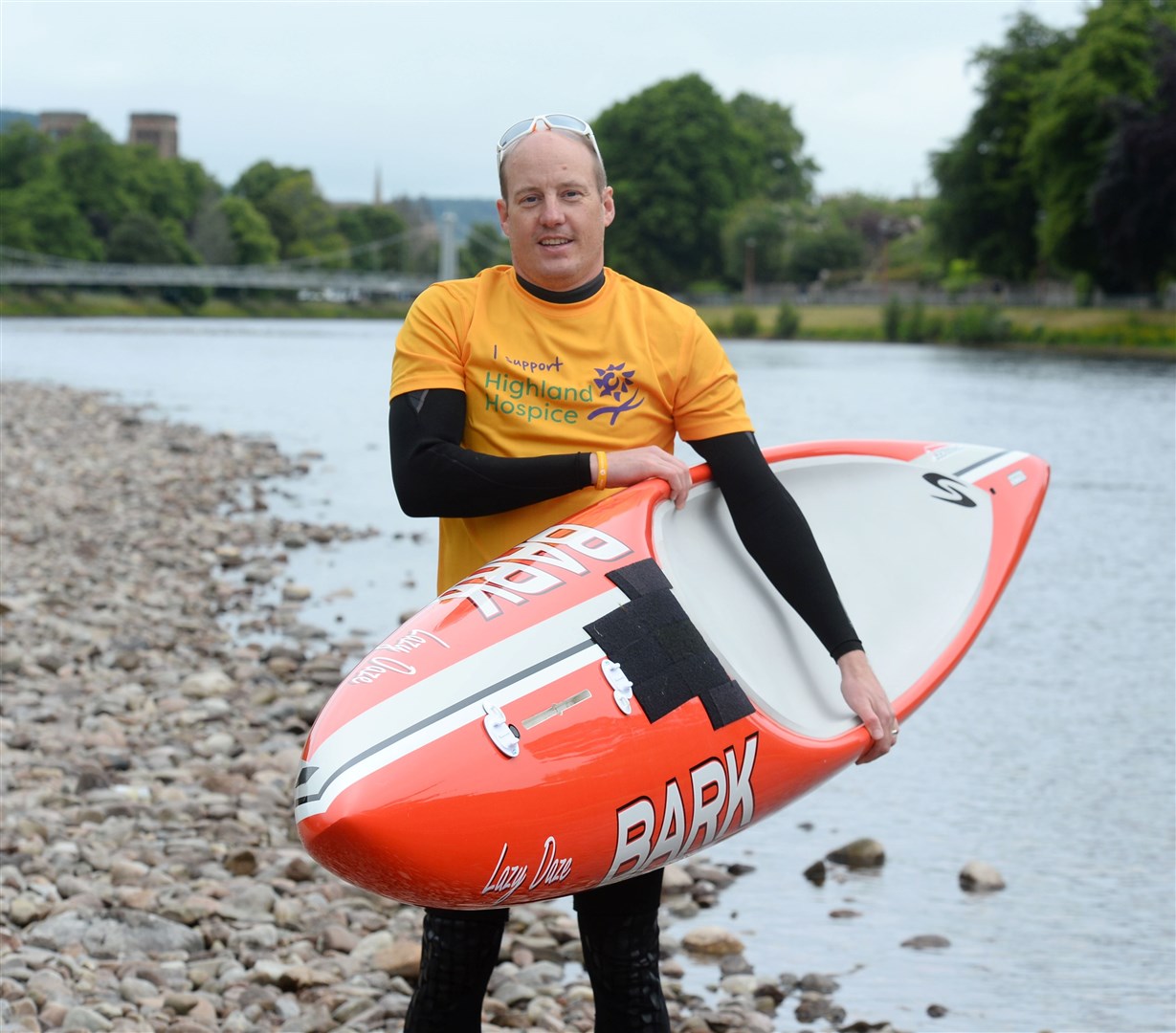 James Fletcher has already set a record for crossing Loch Ness.