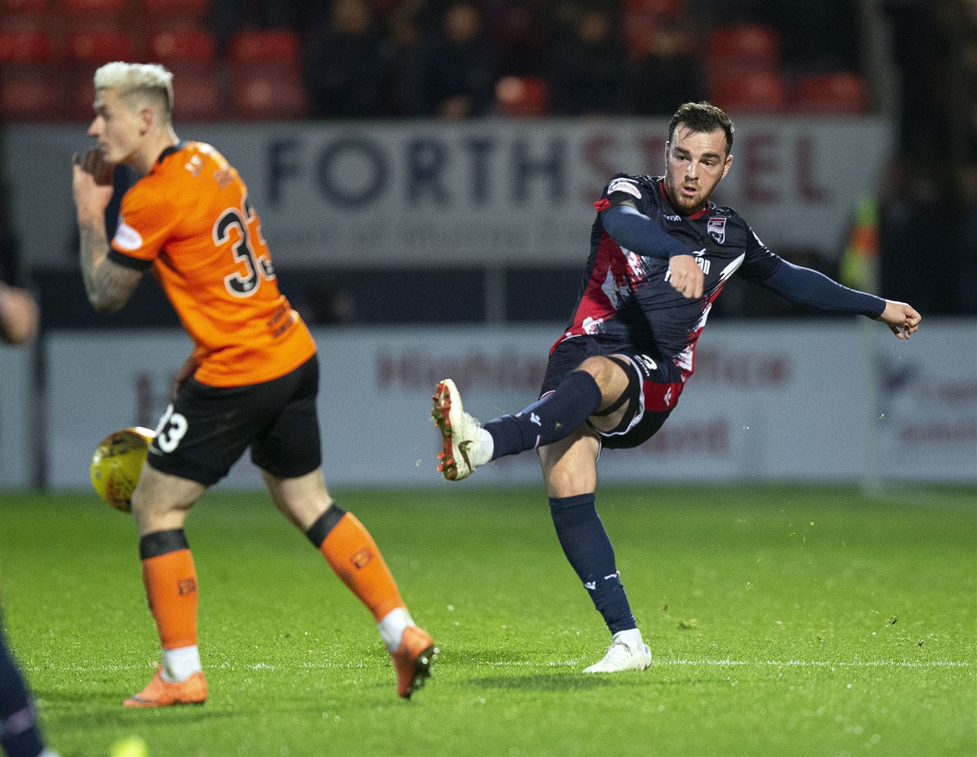 Sean Kelly has had an extended run in the Ross County starting line-up for the first time since November due to injuries. Picture: Ken Macpherson