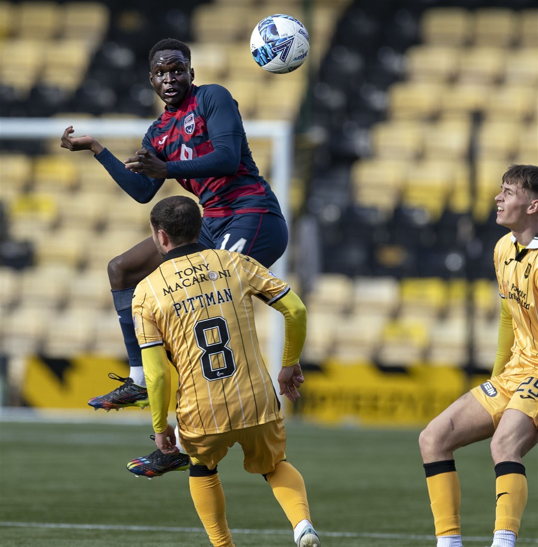 No conflict of interest – Victor Loturi is focused on Ross County’s relegation fight and international squad demands. Picture: Ken Macpherson