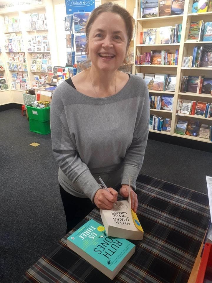 Actor Ruth Jones, from hit series Gavin and Stacey. Pic: Ullapool Bookshop.