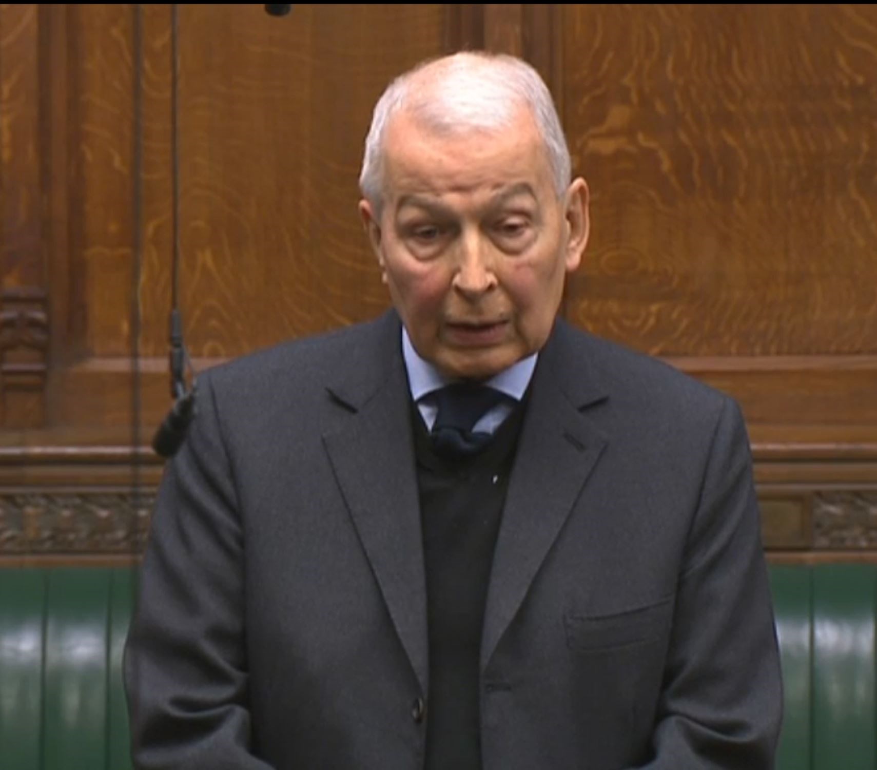 Frank Field speaking in the House of Commons (PA)