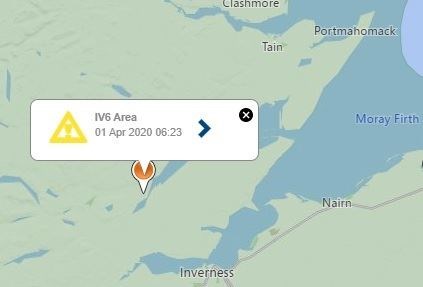 The power outage affected six IV6 and IV20 postcodes. Picture: SSEN.