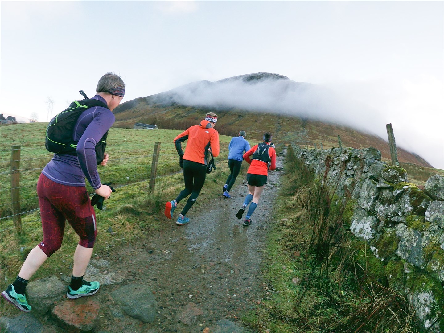 A social run below Ben Nevis was part of the Fort William Mountain Festival in 2023.
