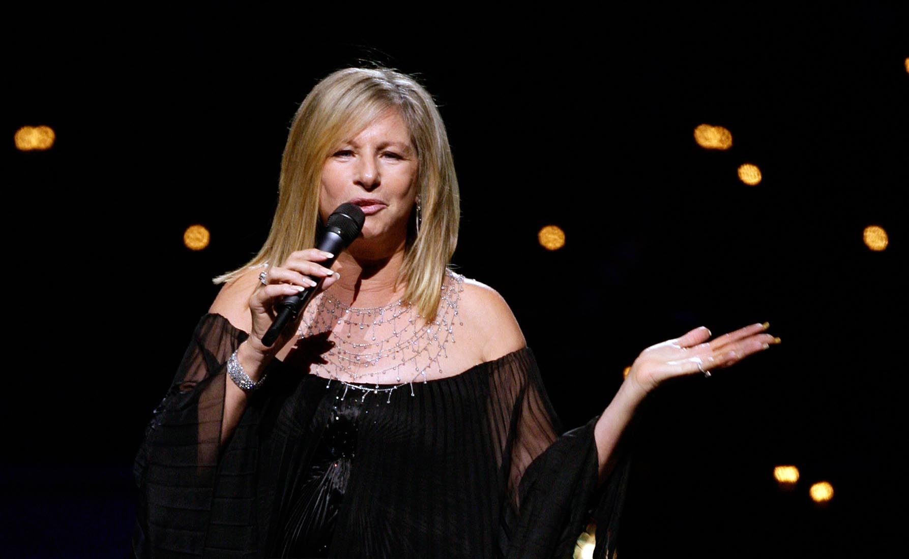 Barbra Streisand, whose album The Broadway Album featured lyrics written by Sondheim, praised his ‘wonderful’ music and lyrics (Yui Mok/PA)