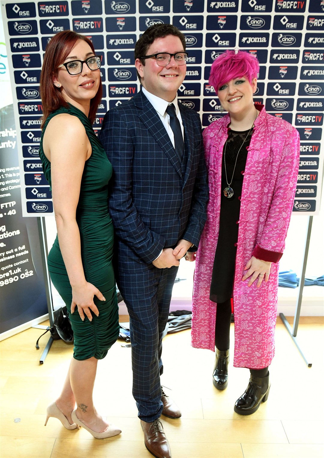 Louise Ross, Darrel Paterson and Rebecca Smtih. Picture: James Mackenzie.