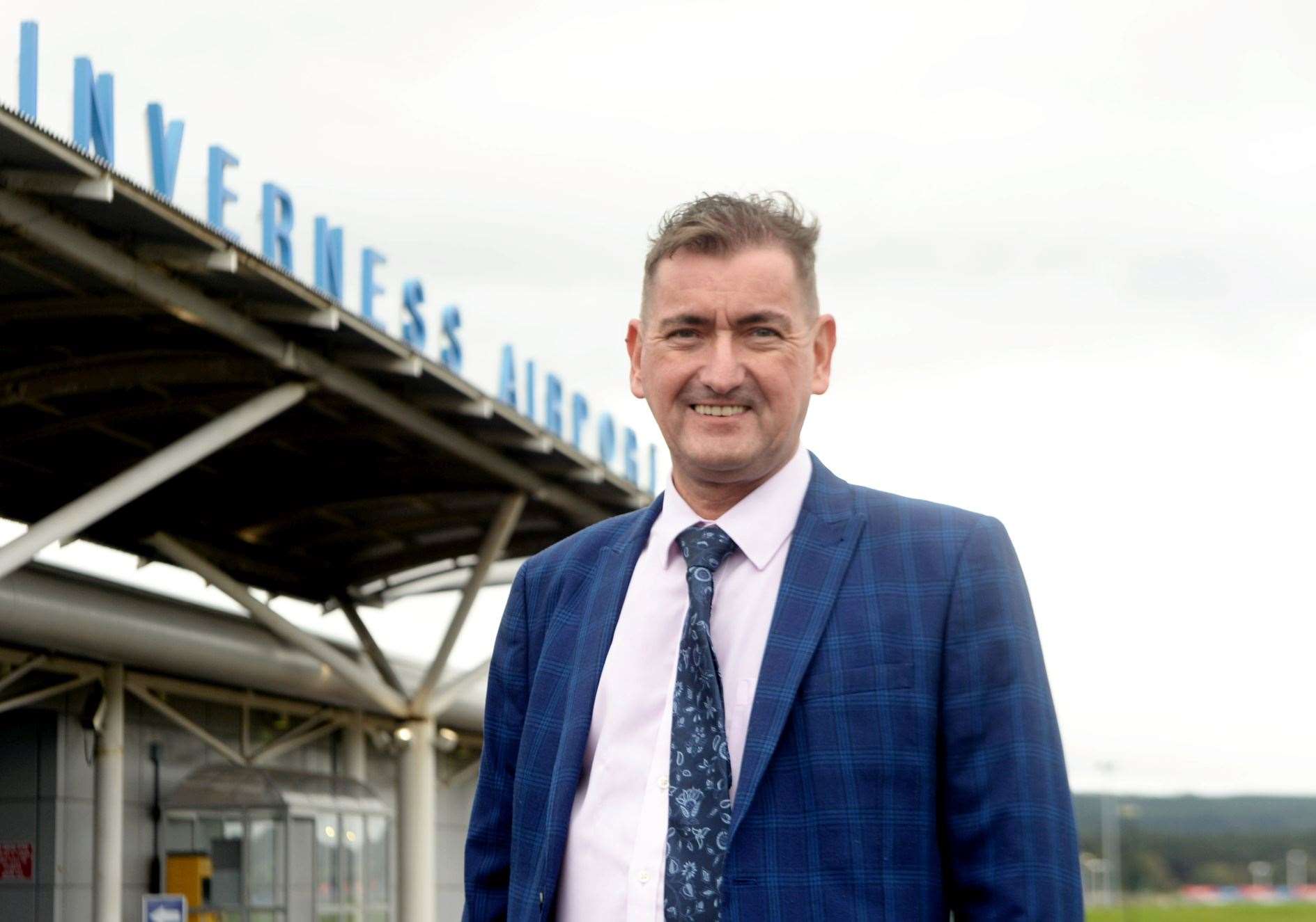 Graeme Bell, Managing Director of Inverness Airport.  Photo: James Mackenzie