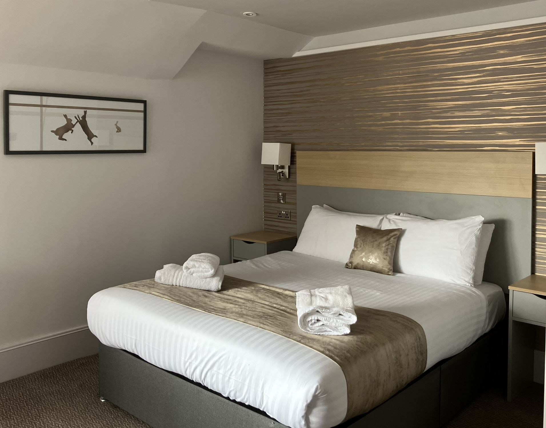 New refurbished bedroom at the Caledonian Hotel, Ullapool. Picture: Iona MacDonald.
