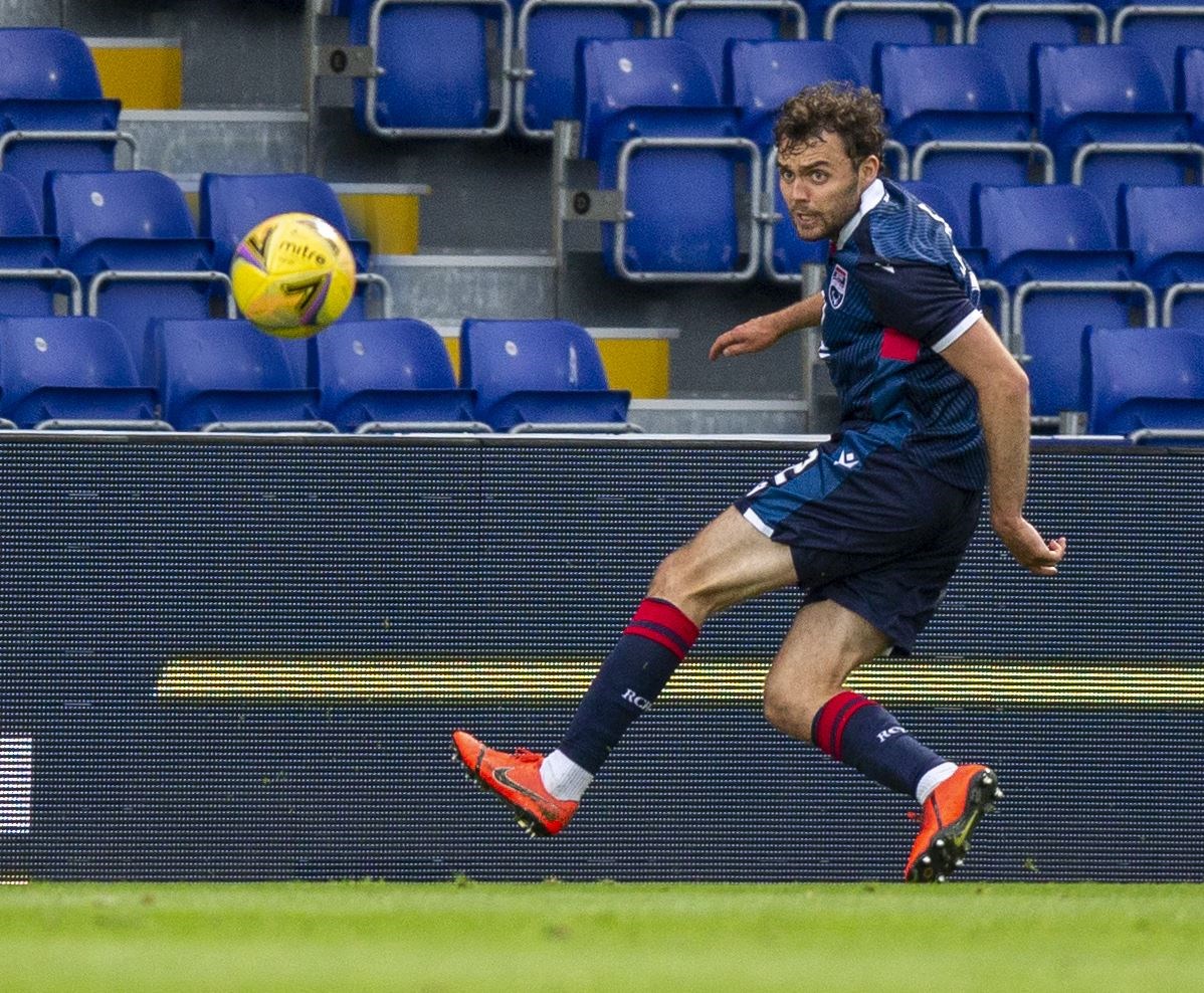 Picture - Ken Macpherson, Inverness. Ross County(1) v Motherwell(0). 03.08.20. Ross County's Connor Randall made his debut.