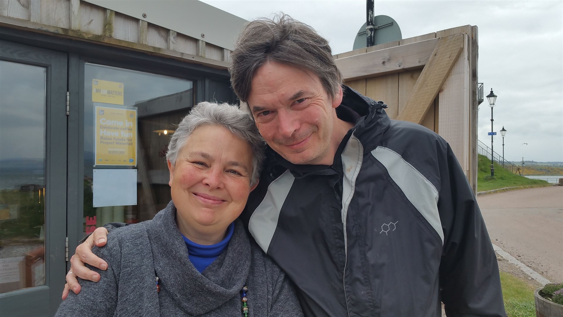 Vee Walker with Ian Rankin: All is forgiven after the 'shooting' incident!