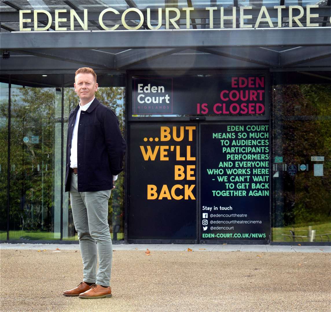 Eden Court chief executive James Mackenzie-Blackman is set to leave the venue in December.