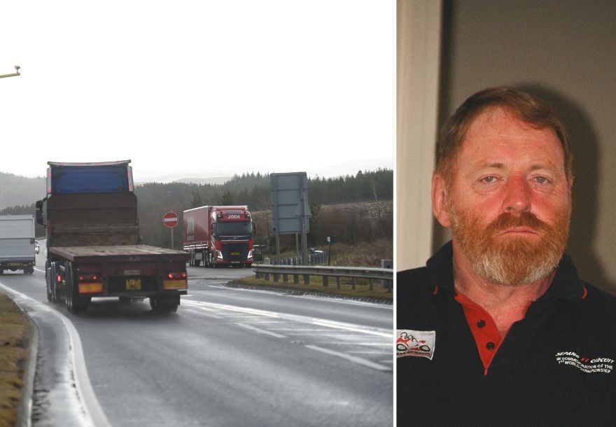 David Fraser is calling for double white lines on confusing stretches of the A9.