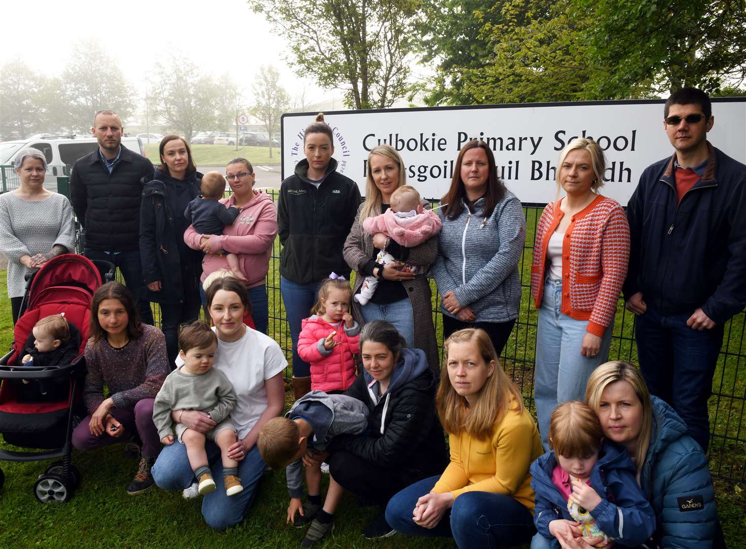 Parents have rallied in support of Culbokie Primary School Nursery after a heavily critical Care Inspectorate report. Picture: James Mackenzie.